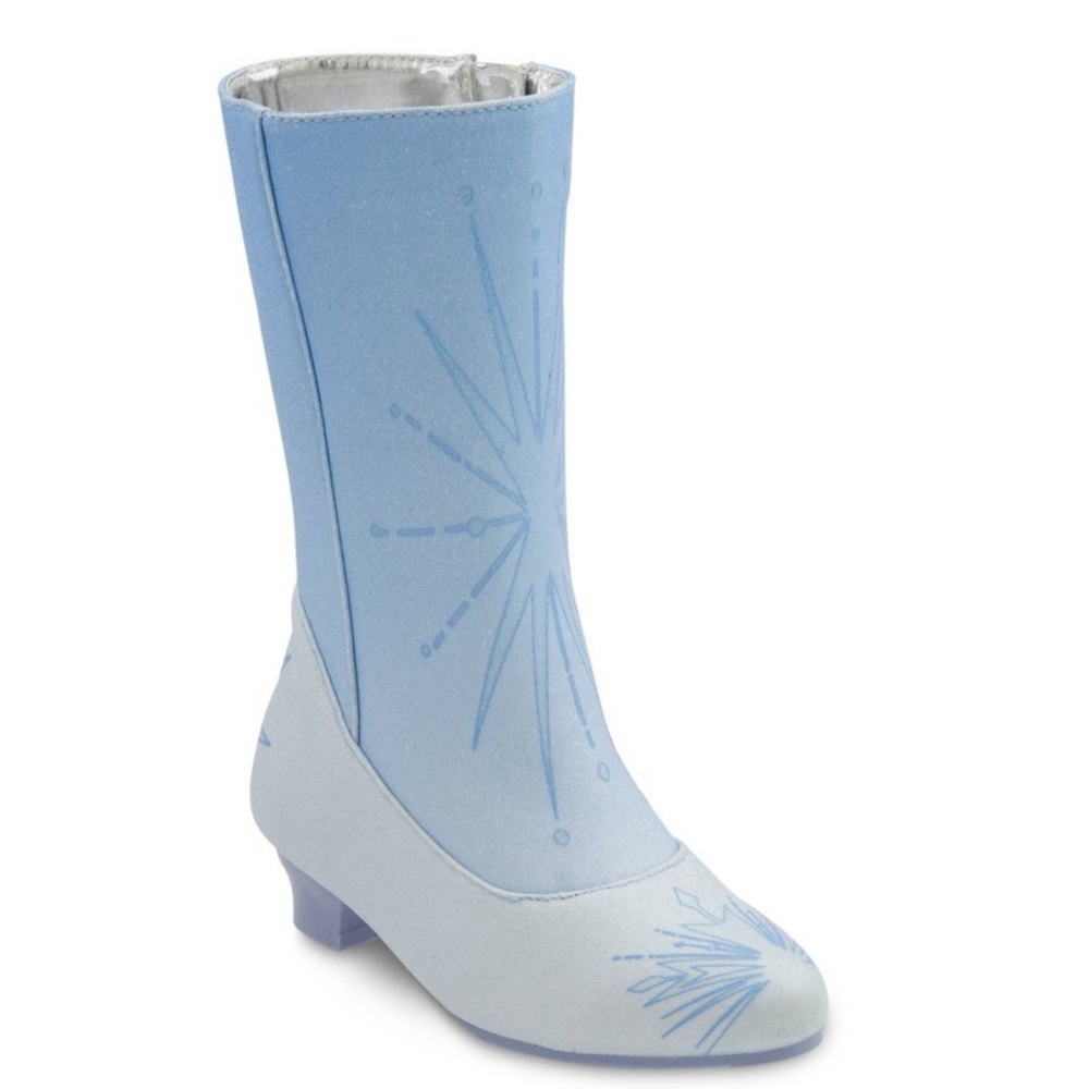 Disney Store Princess Frozen Elsa Glitter Heel Costume Boots